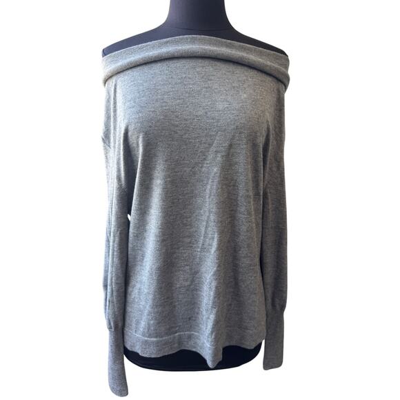 Snobby Sheep Cashmere Milano Off-Shoulder Sweater - Picture 1 of 7